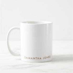 Minimalistisk modern kaffemugg