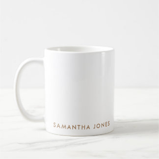 Minimalistisk modern kaffemugg