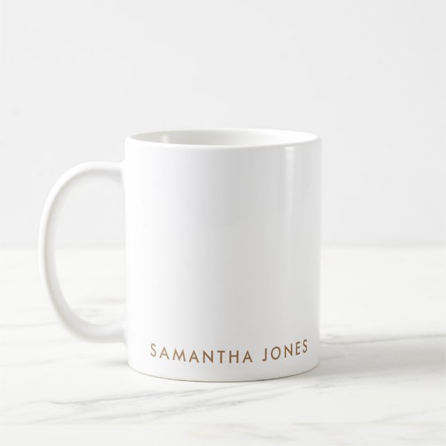 Minimalistisk modern kaffemugg (Vänster)
