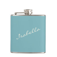 Minimalistisk modern kalligrafi Teal Namn Bröllop