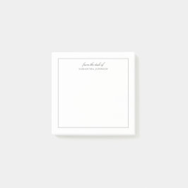 Minimalistisk modern klassisk från klibbiga skrivb post-it block