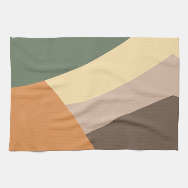 Minimalistisk modern kökshandduk (Horisontell)
