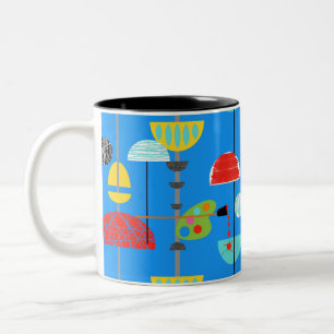 Minimalistisk modern konst Mugg