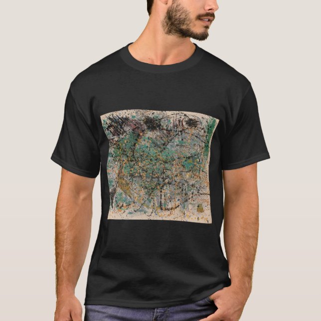 Minimalistisk modern konsttröja t shirt (Framsida)