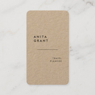 Minimalistisk modern kraft visitkort
