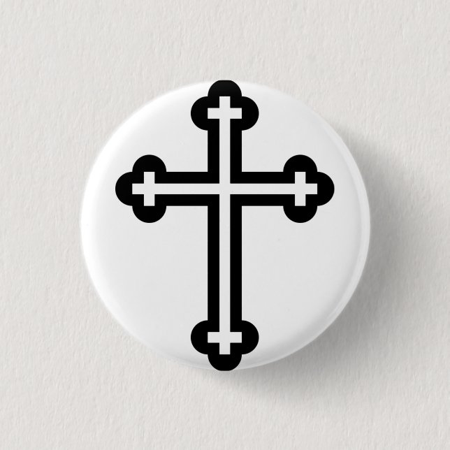 Minimalistisk modern kristen symbolkonst knapp (Framsida)