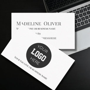 Minimalistisk modern Logotyp och Professionell-kon Visitkort