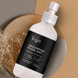 Minimalistisk Modern Logotyp Rums Sprayflaska Prod Fraktsedel