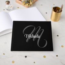 Minimalistisk modern monogram initial bokstav namn