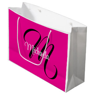 Minimalistisk modern monogram initial namn varmt r