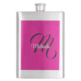 Minimalistisk modern monogram initial namn varmt r fickplunta