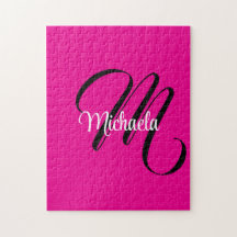 Minimalistisk modern monogram initial namn varmt r