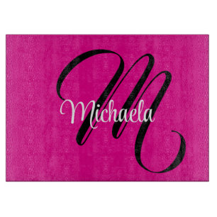 Minimalistisk modern monogram initialt namn varmt