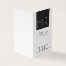 Minimalistisk modern monogramProfessionell Visitkort