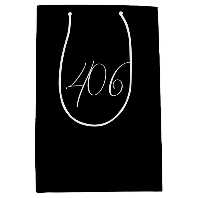 Minimalistisk Modern Montana 406 Black (Framsidan)