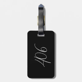 Minimalistisk Modern Montana 406 Black Bagagebricka