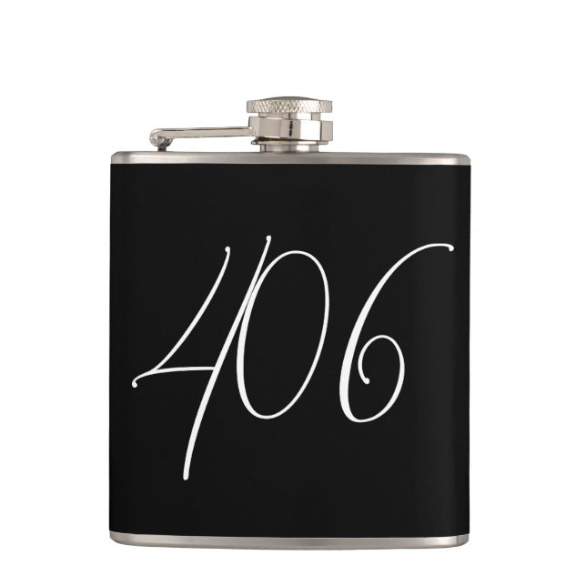 Minimalistisk Modern Montana 406 Black Fickplunta (Framsidan)