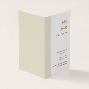 Minimalistisk Modern Pastel White Färg Personlig Visitkort