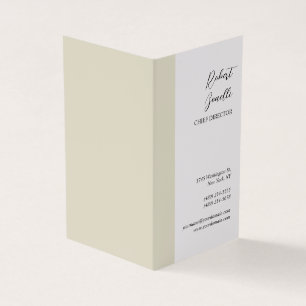 Minimalistisk Modern Pastel White Färg Personlig Visitkort