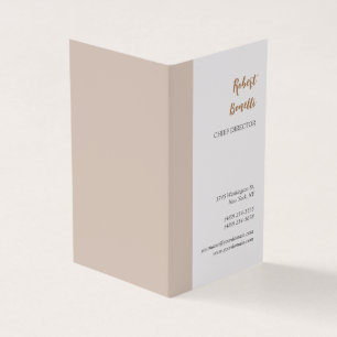 Minimalistisk Modern Pastel White Färg Personlig Visitkort