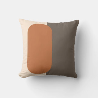 Minimalistisk modern pillformskonst från mitten av kudde