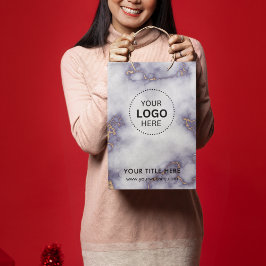 Minimalistisk modern presentbag för företag