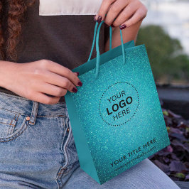 Minimalistisk modern presentbag för företag