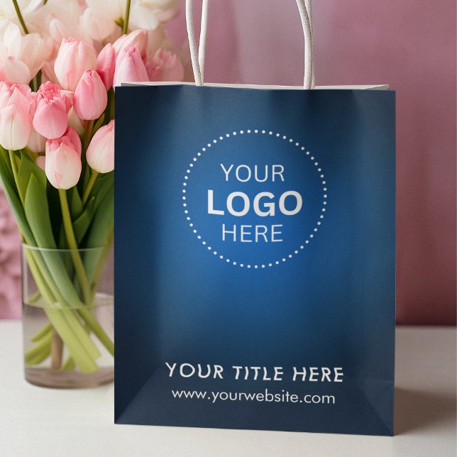 Minimalistisk modern presentförpackning för företa (Minimalist Business Modern Gift Bag)