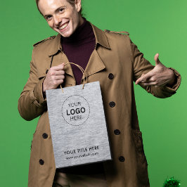 Minimalistisk modern presentförpackning för företa