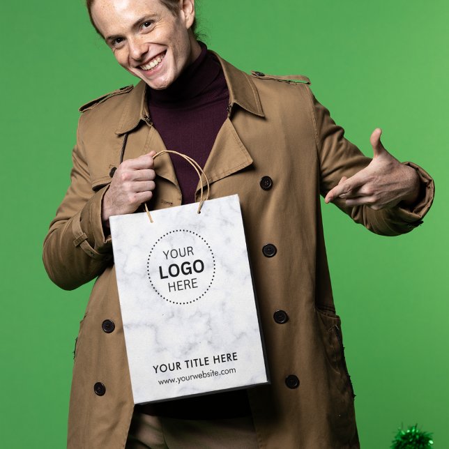 Minimalistisk modern presentförpackning för företa (Minimalist Business Modern Gift Bag)