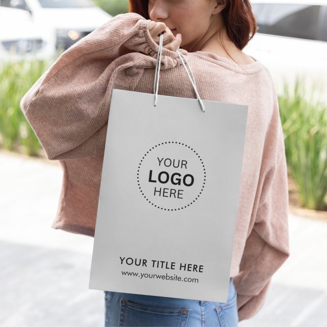 Minimalistisk modern presentförpackning för företa (Minimalist Business Modern Gift Bag)