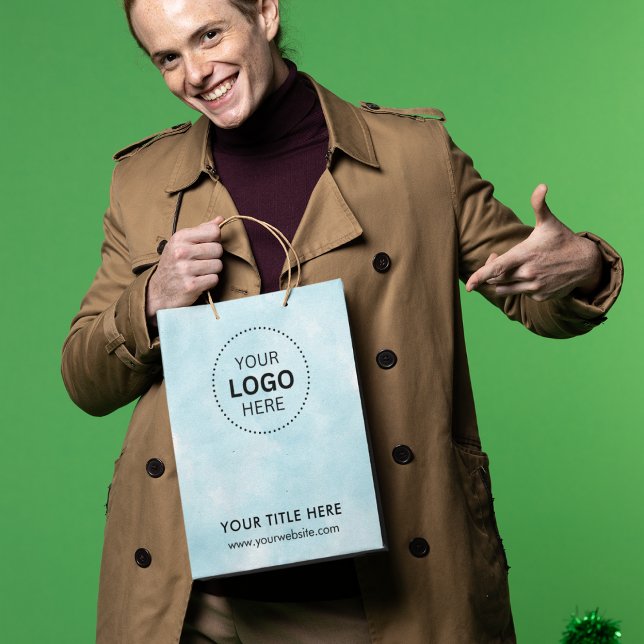 Minimalistisk modern presentförpackning för företa (Minimalist Business Modern Gift Bag)