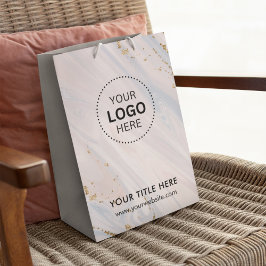 Minimalistisk modern presentförpackning för företa