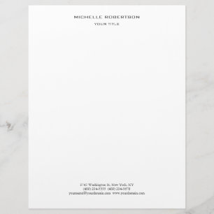 Minimalistisk modern Professionell Brevhuvud