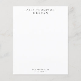 Minimalistisk Modern Professionell Business Statio