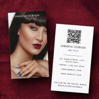 Minimalistisk modern Professionell-fotografi QR-ko