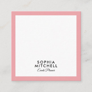 Minimalistisk modern Professionell Fyrkantigt Visitkort