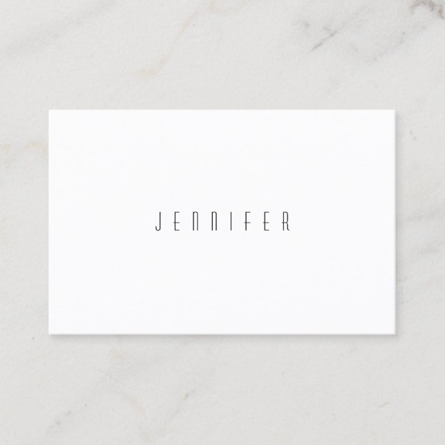 Minimalistisk Modern Professionell Mall Elegant Visitkort (Framsida)
