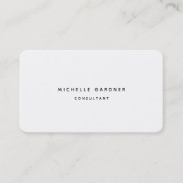 Minimalistisk modern Professionell med enkelt svar Visitkort