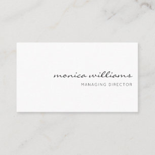 Minimalistisk modern Professionell Visitkort