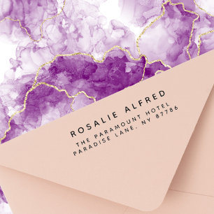 Minimalistisk modern Returadress Självfärgande Stämpel