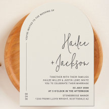 Minimalistisk, modern Snyggt i Bröllop - enkel des