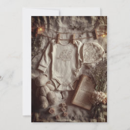 Minimalistisk & Modern Strössel | Mjuk Neutral Inbjudningar