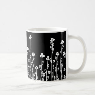 Minimalistisk, modern svartvit dockningsstation bl kaffemugg