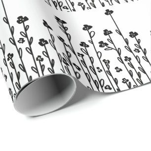 Minimalistisk, modern svartvit dockningsstation bl presentpapper