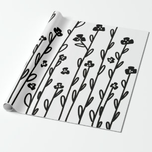 Minimalistisk, modern svartvit dockningsstation bl presentpapper