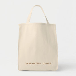 Minimalistisk modern tygkasse