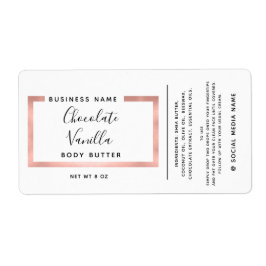 Minimalistisk modern typografi ro guld ram fraktsedel