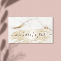 Minimalistisk, modern, vit marmor guld namntecknin