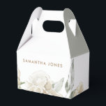 Minimalistisk Modern White Peonie Blommigt Waterco Presentaskar<br><div class="desc">En minimalistisk modern utformning av blommigten för vit peoniefärg är den perfekt möhippan gynnar gästerna. Wow dina brudar och vänner med perfektens presentidéer. De söt blommorna är söta, feminina och moderna och är perfektens matchande gåva till alla dina möhippa gäster. Oavsett om du planerar perfekt bröllop eller en barndusch som...</div>
